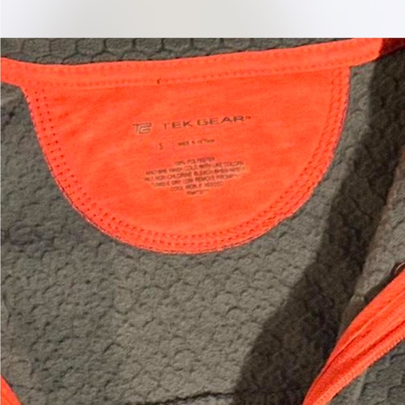 Tek Gear Women's grey Zip-Up Jacket cozycore fisherman core - Picture 5 of 5